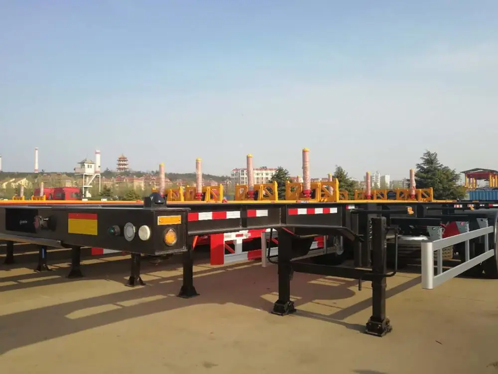 USA , New zealand DOT, ADR STANDARD   45ft container flatdeck trailer