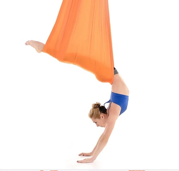 Aerial Yoga Hammock - Premium Yoga Hanging Sling Aerial Pilates Nylon Fabric Antigravity Flying Yoga