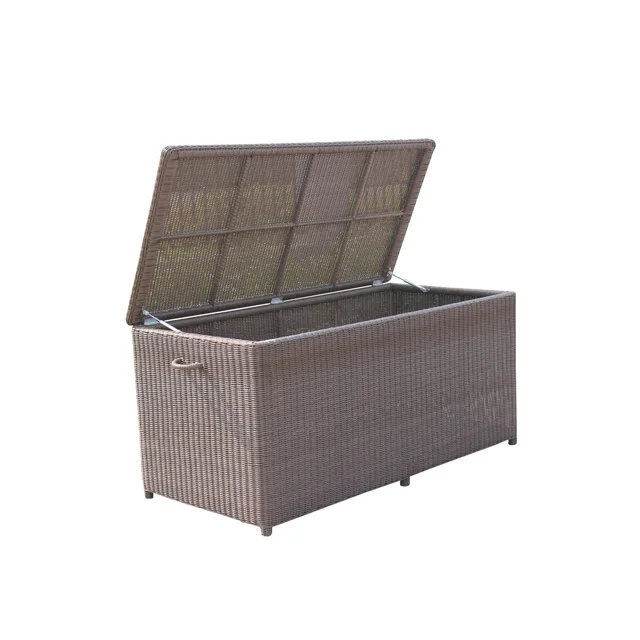 Waterproof Rattan Storage Cushion Box for Furnitures
