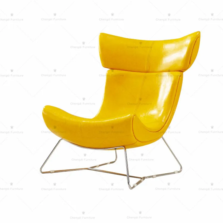 Современное кожаное кресло для отдыха в нордическом стиле среднего века, наборы мебели для дома и гостиной, кресло Imola с откидывающейся спинкой