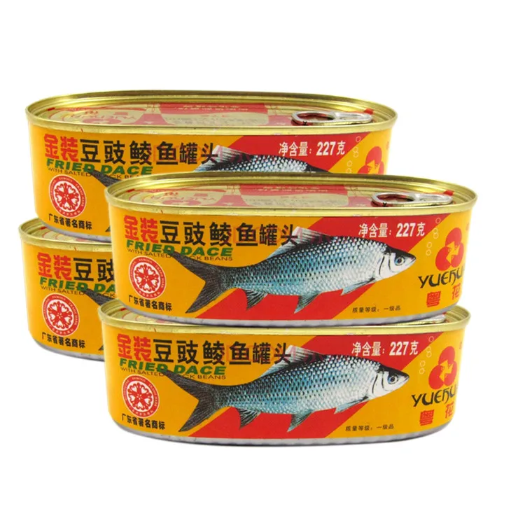 Консервированная жареная рыба с черной фасолью 160 г консервированные морские продукты