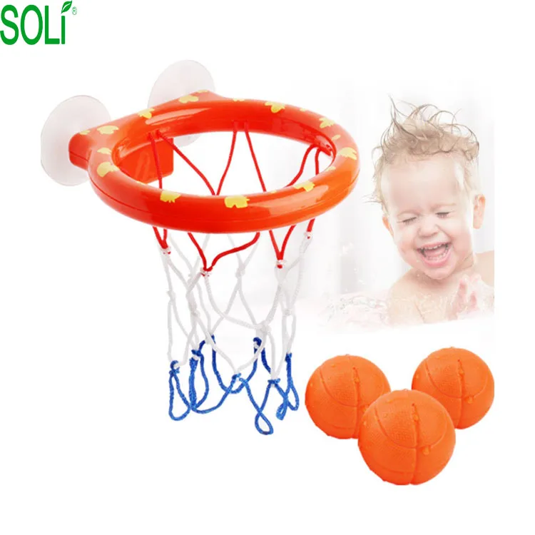 Bathroom sucker basketball baby mini shot basketball bath toy