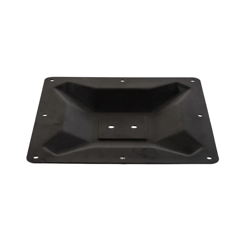Chuangdi dining table cast iron table base with bevel square base