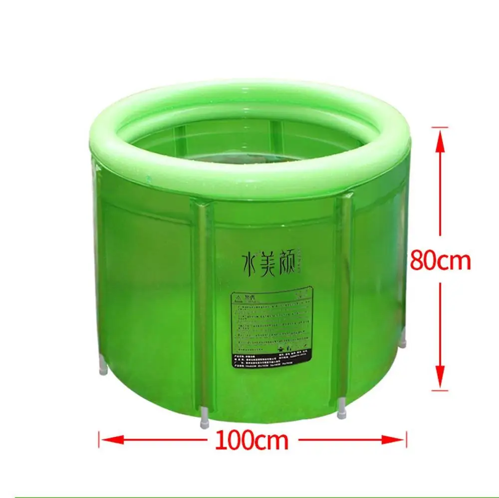 Oversized Inflatable Adult Folding Bathtub Thickening Plastic Spa Bathtub