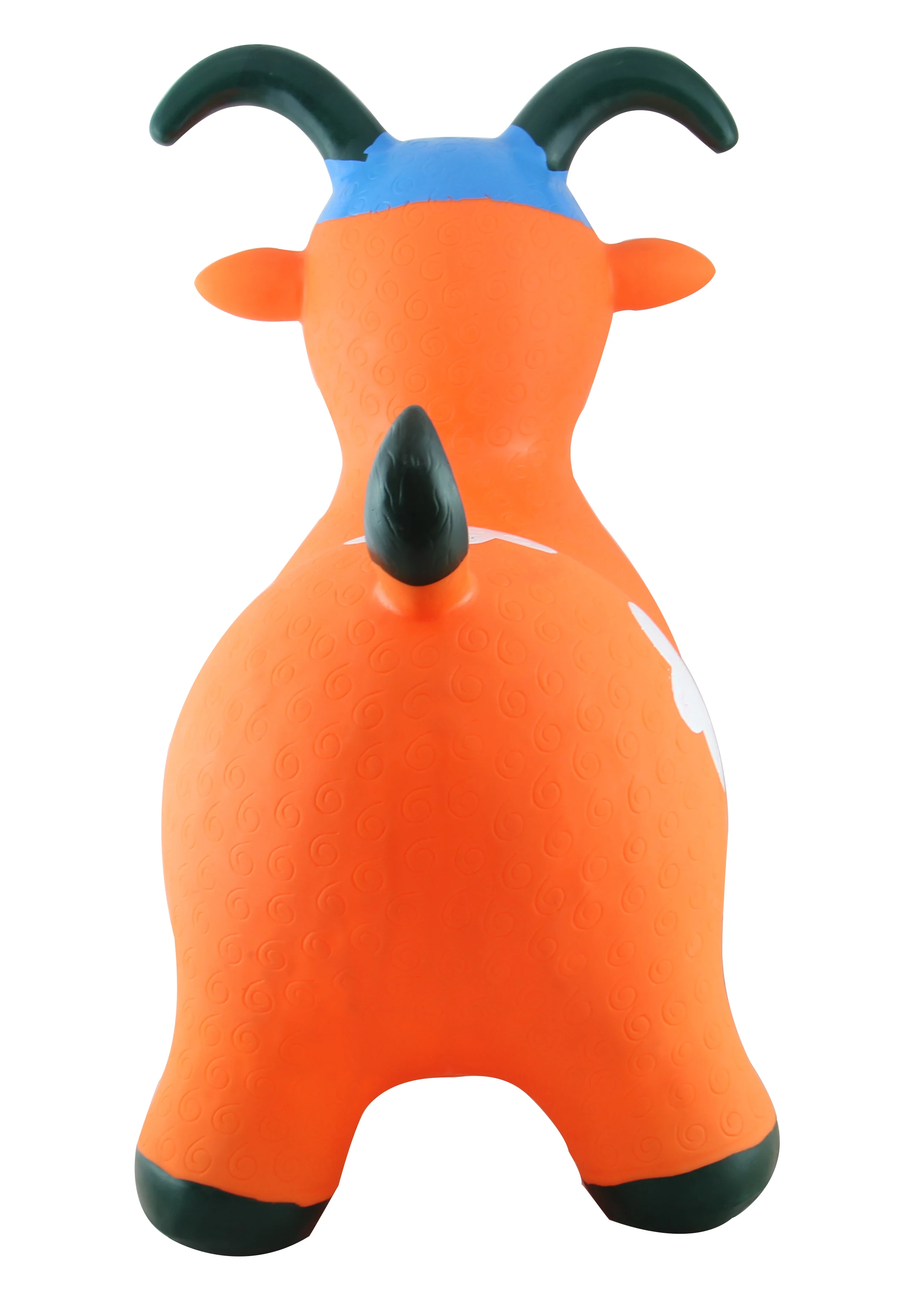 Inflatable Eco-friendly PVC Ride-on Animal Hopper Painting Sheep with Voice indoor & outdoor toys