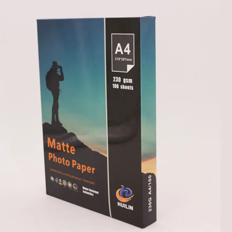 
Instant Dry A4 Glossy Desktop Printing Cast Coated 230gsm 250gsm 300gsm 5x7 A3 A4 Matte Inkjet Photo Paper 
