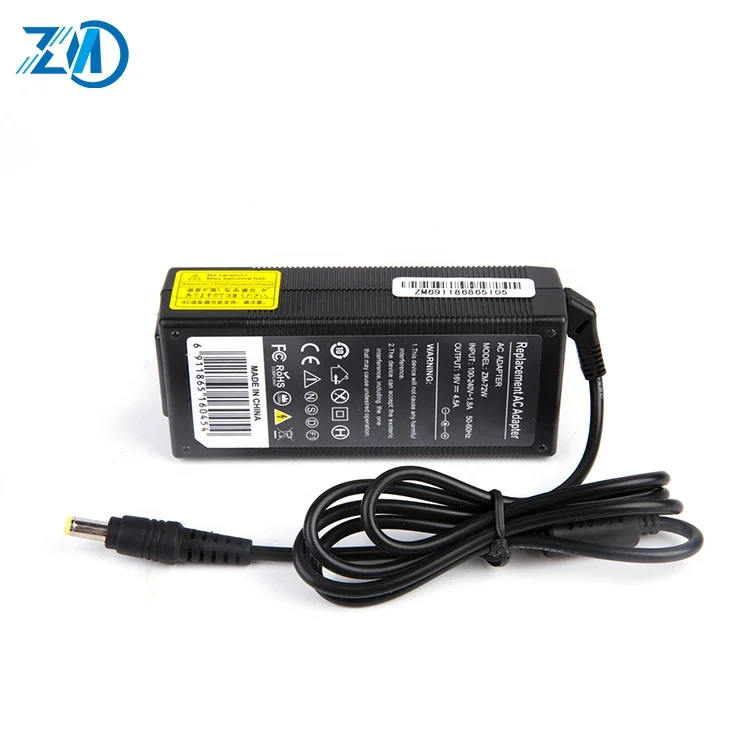 Адаптер и зарядное устройство AUX безопасности AC DC 72 Вт ноутбук AC для IBM питания