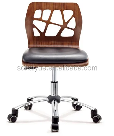 Plywood office typing chair staff work task chair HY2009