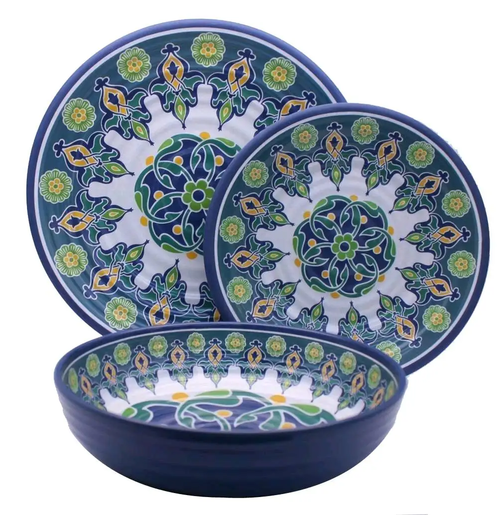 
China Promotion Products Melamine Plate Own Design Dinner Plate Melamine 