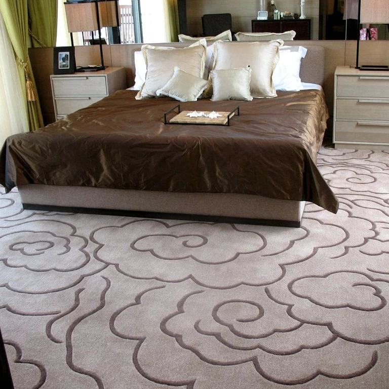 5 Star Hotel  Hand Tufted Carpet Modern Design 100% Acrylic Hand Tufted Carpet