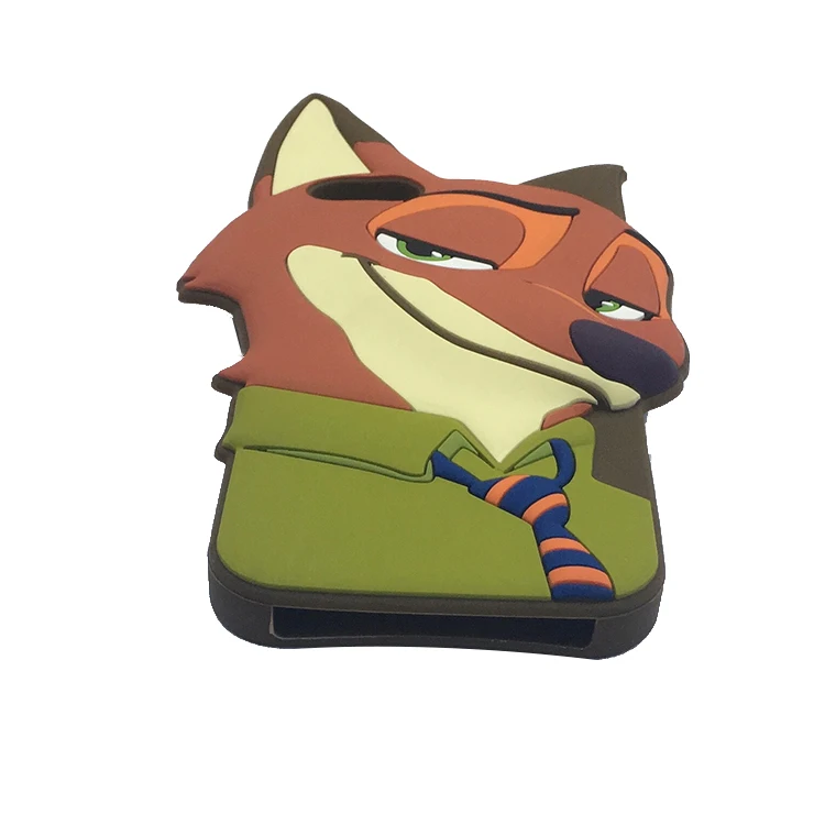 Высокое качество без запаха мультфильм 3D силиконовый чехол для телефона