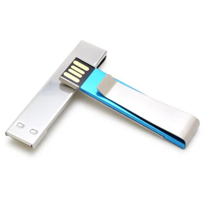 OEM ODM Mini Plastic Paper Clip USB Flash Drive With Custom Logo USB Stick 128GB 64GB 32GB 16GB 8GB Wholesale