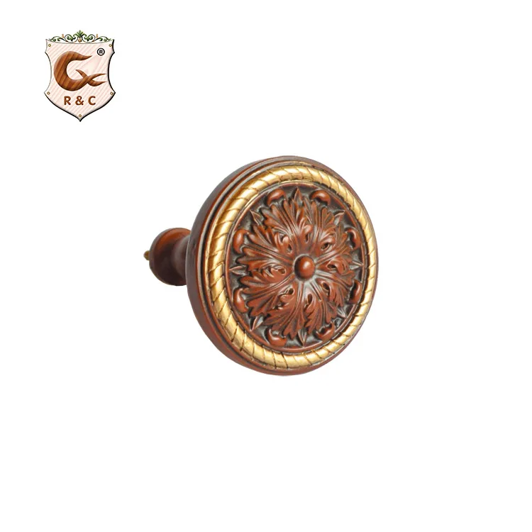 Factory Antique Gold Curtain Hook Metal Curtain Wall Hooks for Home Decorative