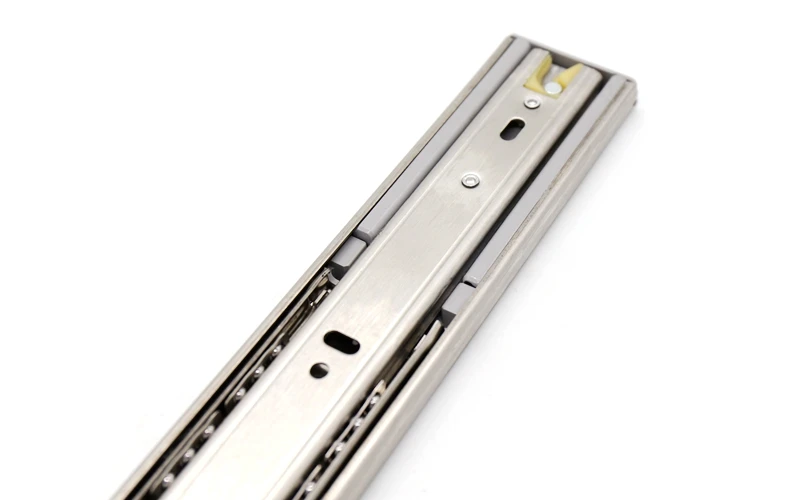 High Quality Ball Bearing Full Extension Stainless Steel Soft Close Hydraulic Cabinet Drawer Slide Rail For Kitchen Office