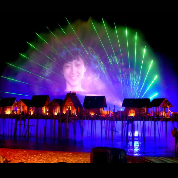 FREE DESIGN Hot Sale Outdoor Lake Music Dancing Water Screen Movie Fountain