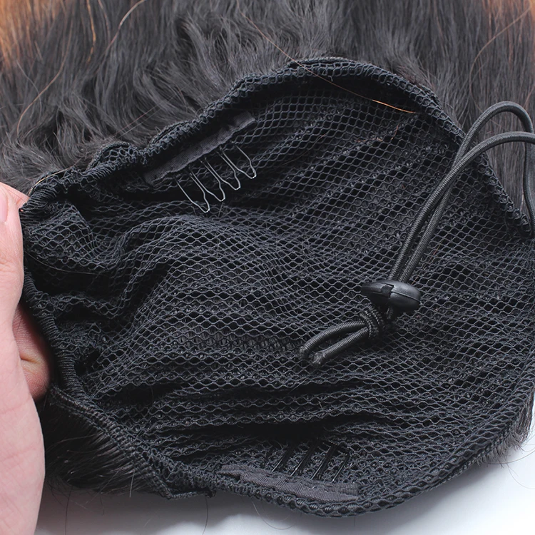 Китай Кристина шикарный пони оптовая торговля все цвета бразильский шнурок человеческих волос конский хвост