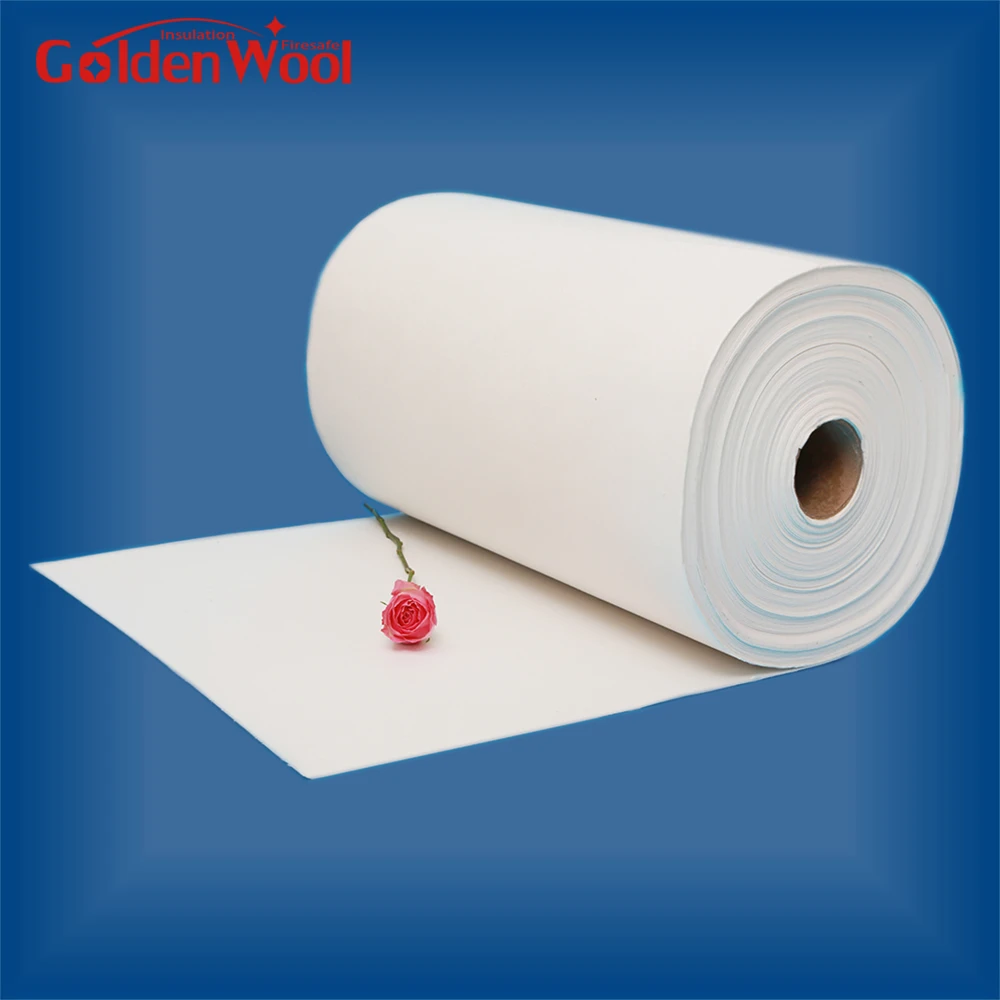 0.6mm 1mm 3mm Heat Resistant Insulation Material Roll Fireproof Thermal Price Ceramic Fiber Paper
