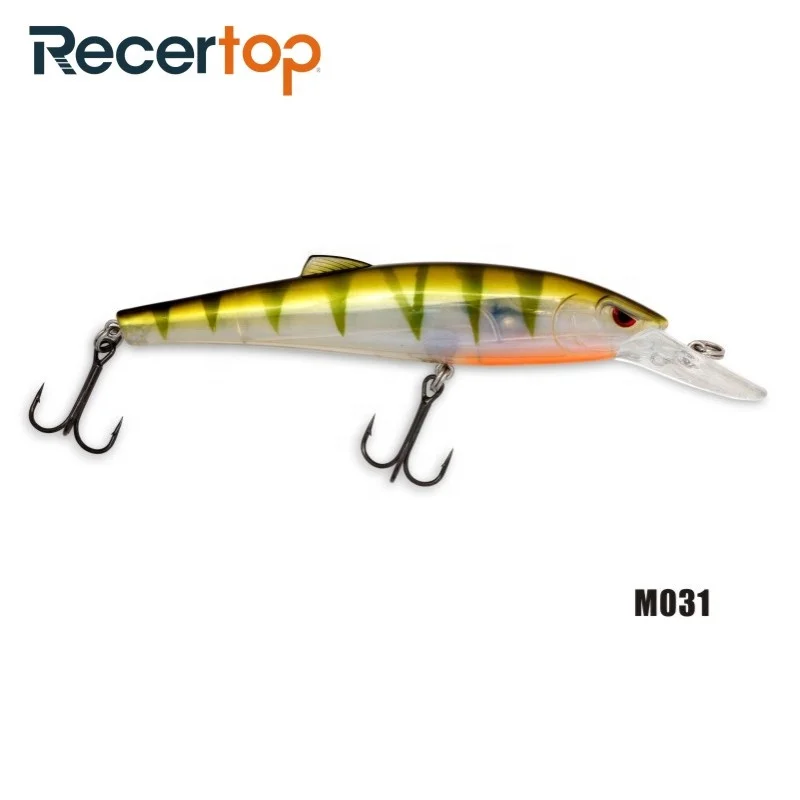 Recertop big floating chinese angry eyes long bill bait fishing lure