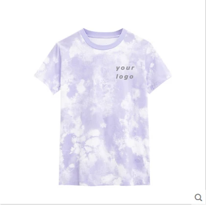 Пользовательский фирменный модный дизайн 100% хлопок мужские футболки оптом tye dye Графические футболки для мужчин
