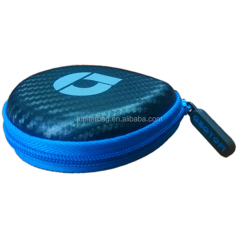 hot sale personalized EVA earphone earset earbud carrying zippered case hard