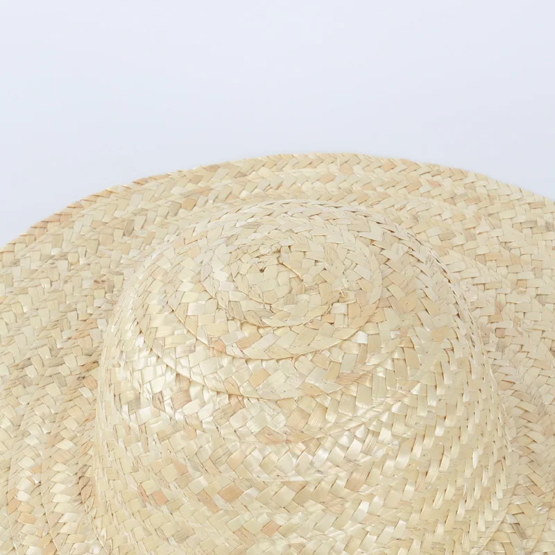 
Factory sale farmer natural straw hat summer sun hat with wide brim 