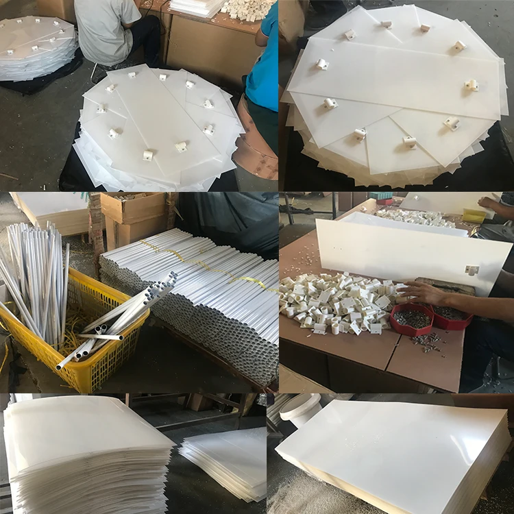 
Exhibition Table Promotion Counter Table Design Pp Plastic Folding Table 