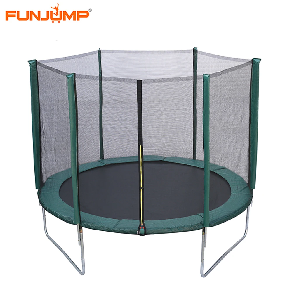 4 legs 10ft trampoline with safety net irise trampoline park