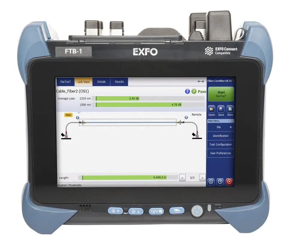 Optical Time Domain Reflectometer EXFO FTB-1-720 update to FTB1 V2 Modular 1310/1550nm EXFO OTDR fiber testing otdr