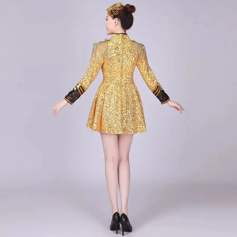 Adult Female Youth Fashion Sexy Opening Dance Jazz Dance Performance Set