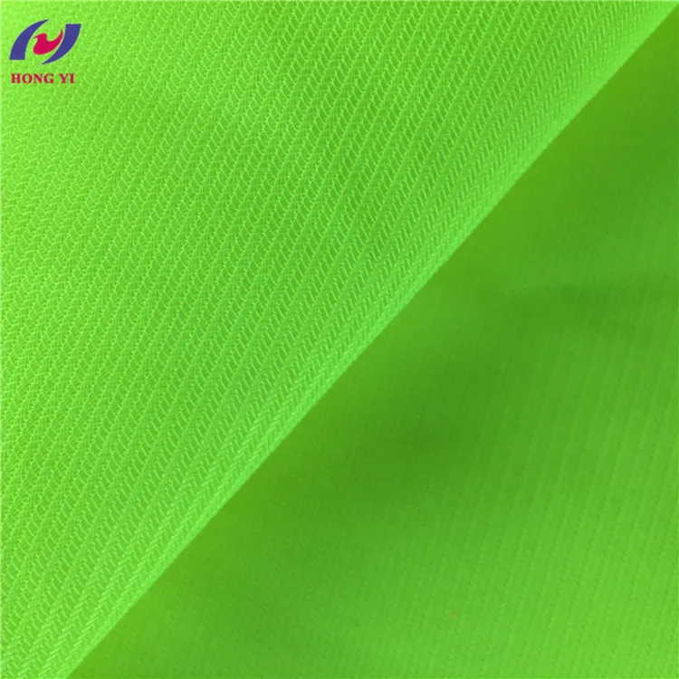 100% polyester fluorescent neon color flag fabric price per meter