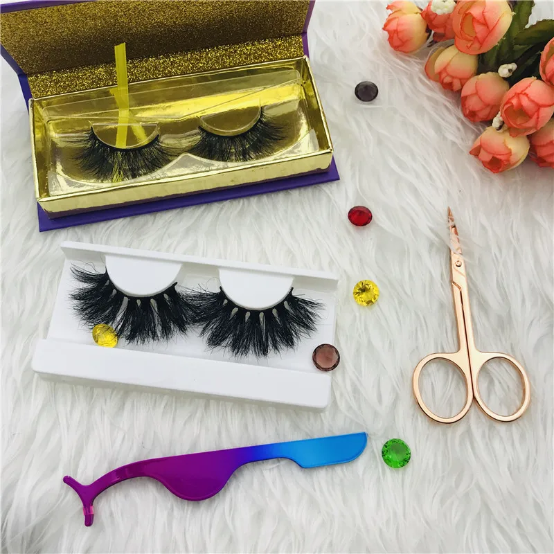 Китайские поставщики, оптовая продажа, 5D норковые ресницы с аппликатором и клеем для ресниц, индивидуальная упаковка для ресниц, полная лента ресниц