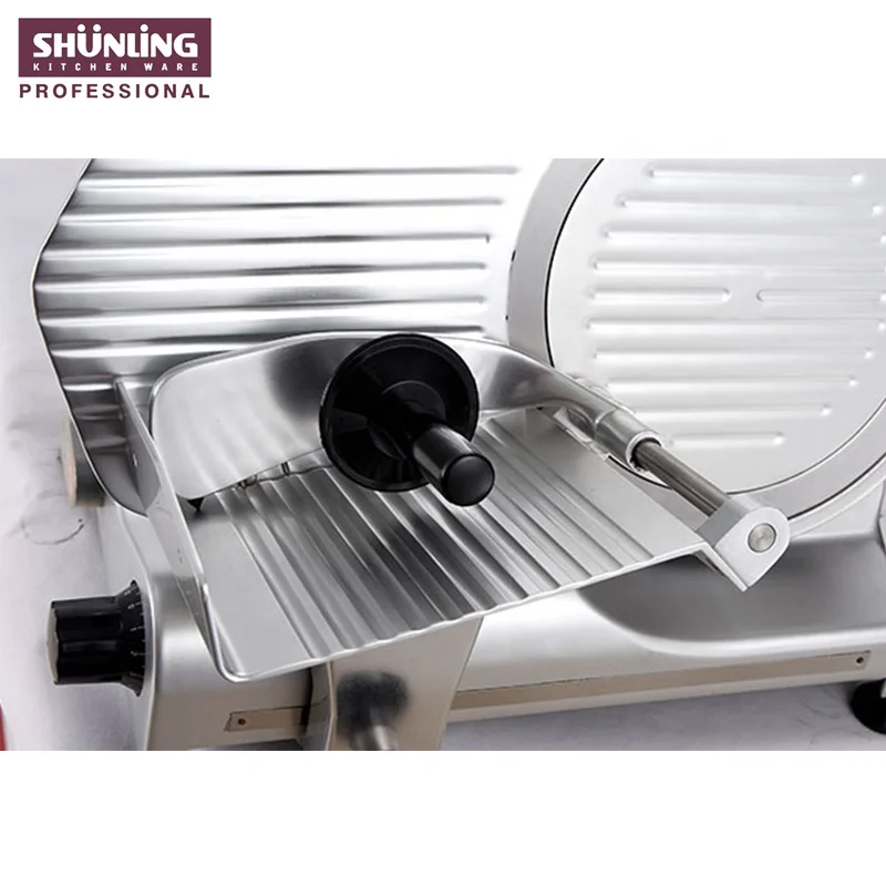 250mm blade commercial meat slicer / cheese slicer / bread slicer 250ES-10 in aluminium alloy body and stainless steel blade.