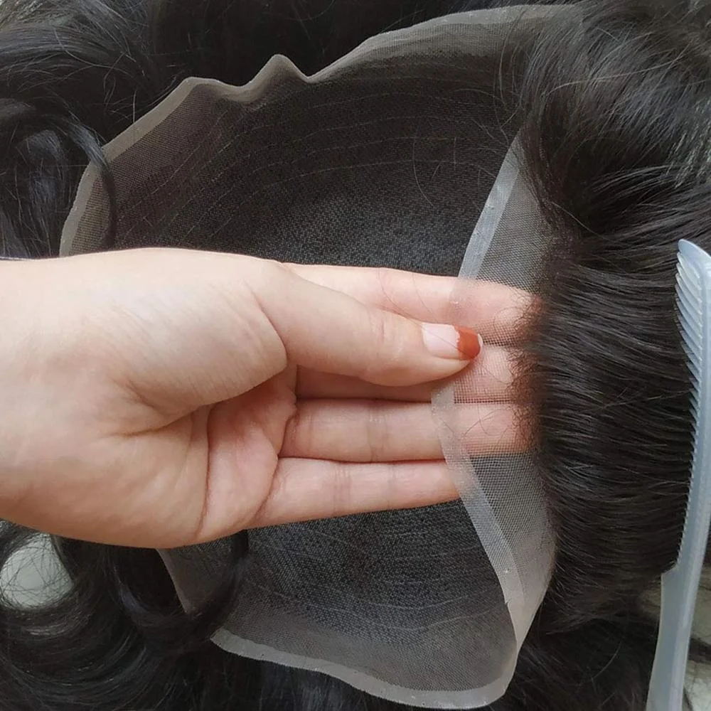 Fine Welded Mono Hair Unit for Men Hair Prosthesis men Toupee