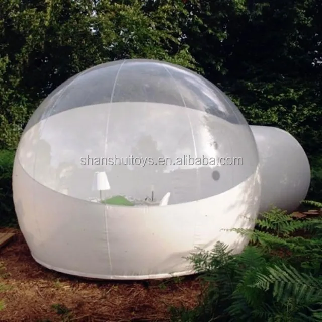 2024 newest outdoor camping inflatable bubble tent, clear inflatable dome tent for sale