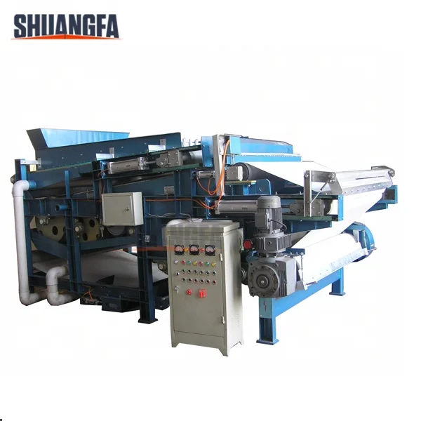 Полностью автоматическое оборудование прессы фильтра обезвоживания шлама