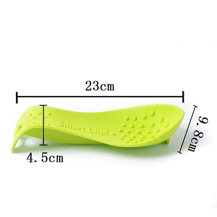 high quality wholesale custom Kitchen Spoon Holder Heat Resistant Kitchen Utensils Silicone Spoon rest