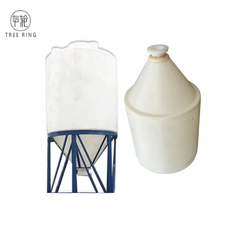 400 gallon Rotation Plastic cone bottom Chemical Water Storage Tank For Water treatment