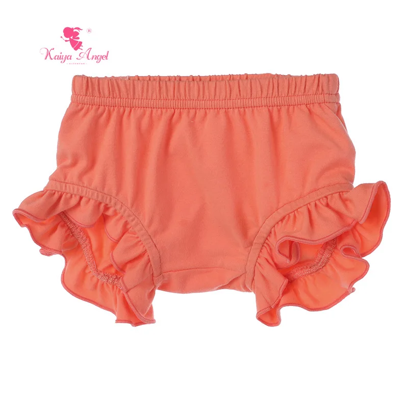 
cotton peach ruffle girl baby romper infant underwear newborn baby clothes 
