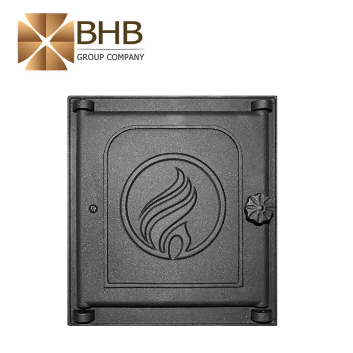 
Classical style cast iron stove door 