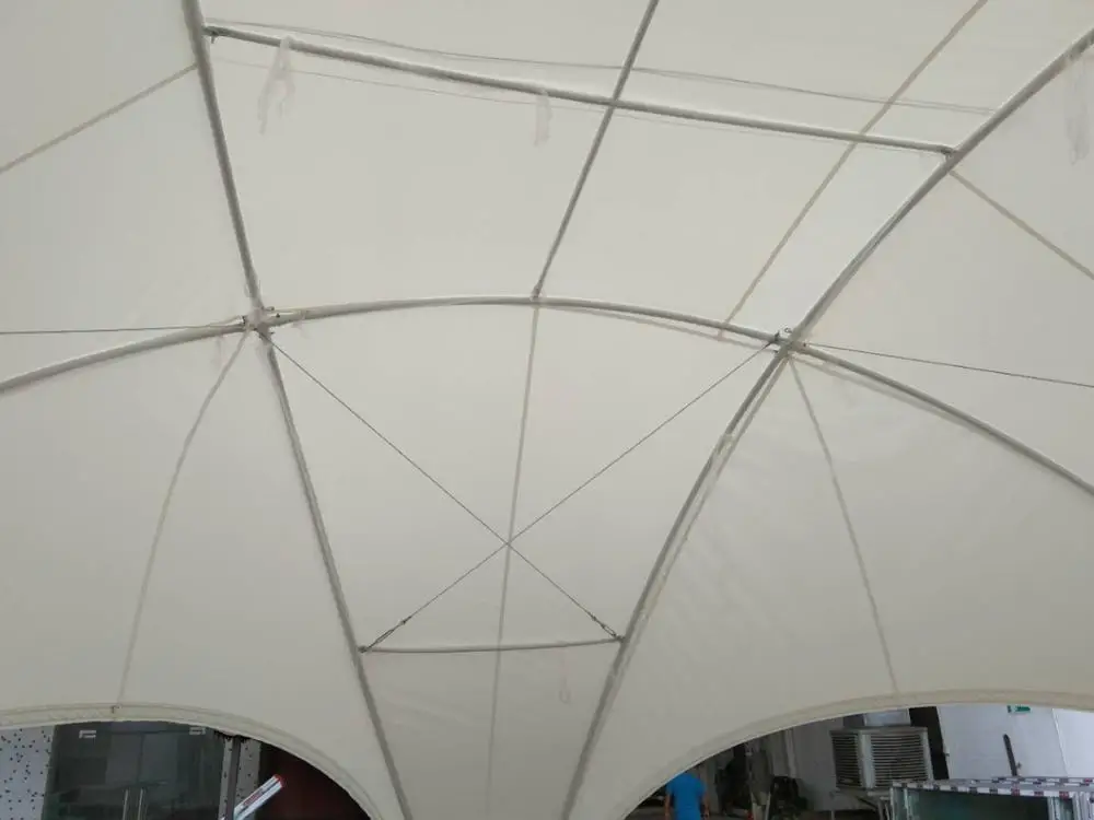 Outdoor Trade Show Aluminum Marquee Glamping Dome Tent PVC Exhibition Tent
