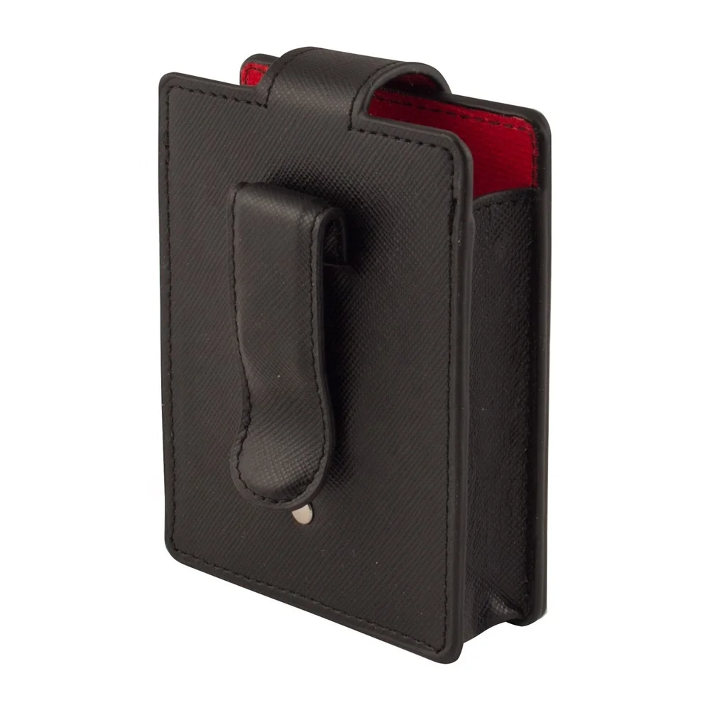 High Quality Single Deck Playing Cards Set in Leather Case with Belt Clip Holster