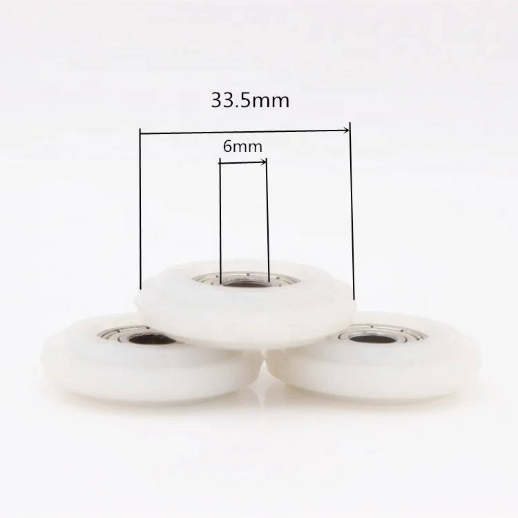 Y groove wheel nylon shower cabin wheels rollers for shower cabins