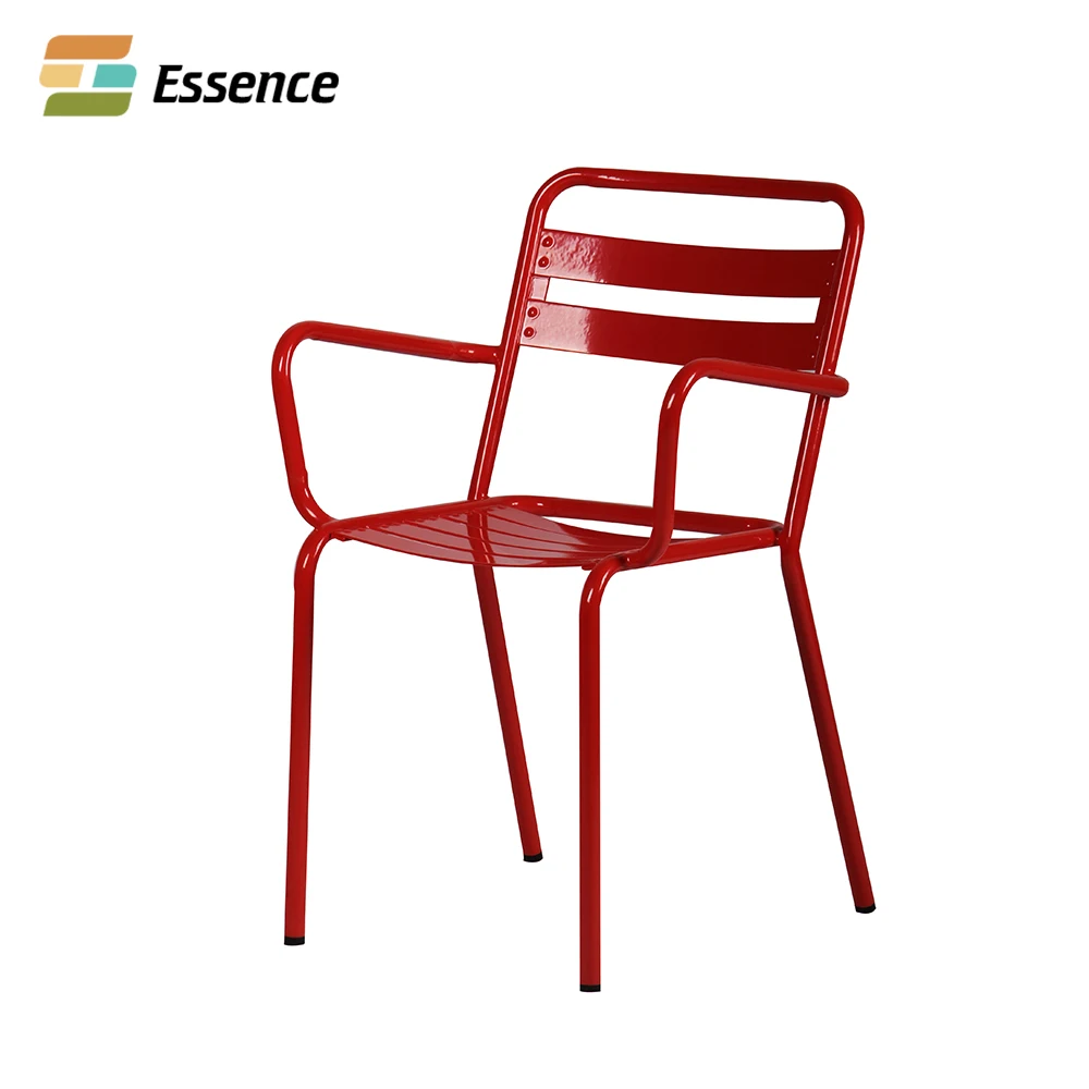 stackable fast food chair dining made in china commercial used industrial metal restaurant chair