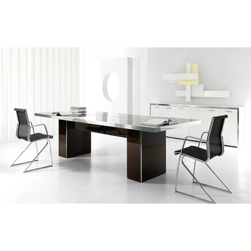 Рабочий стол из меламина, квадратный стол для переговоров