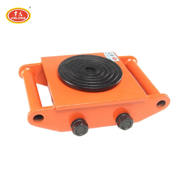 Custom 6t 8 12 15 18 12 ton machinery roller skids light weight transport cargo trolley