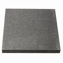 Good compression resilience high density graphite sheet for electrolysis