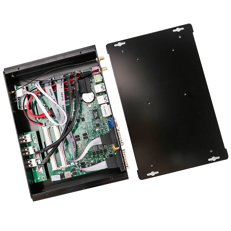 Fanless Barebone i5 i7 mini pc Win10 3 Years Warranty Nuc Computer Intel Core i7 5550U i5 5250U  4K HTPC TV Box