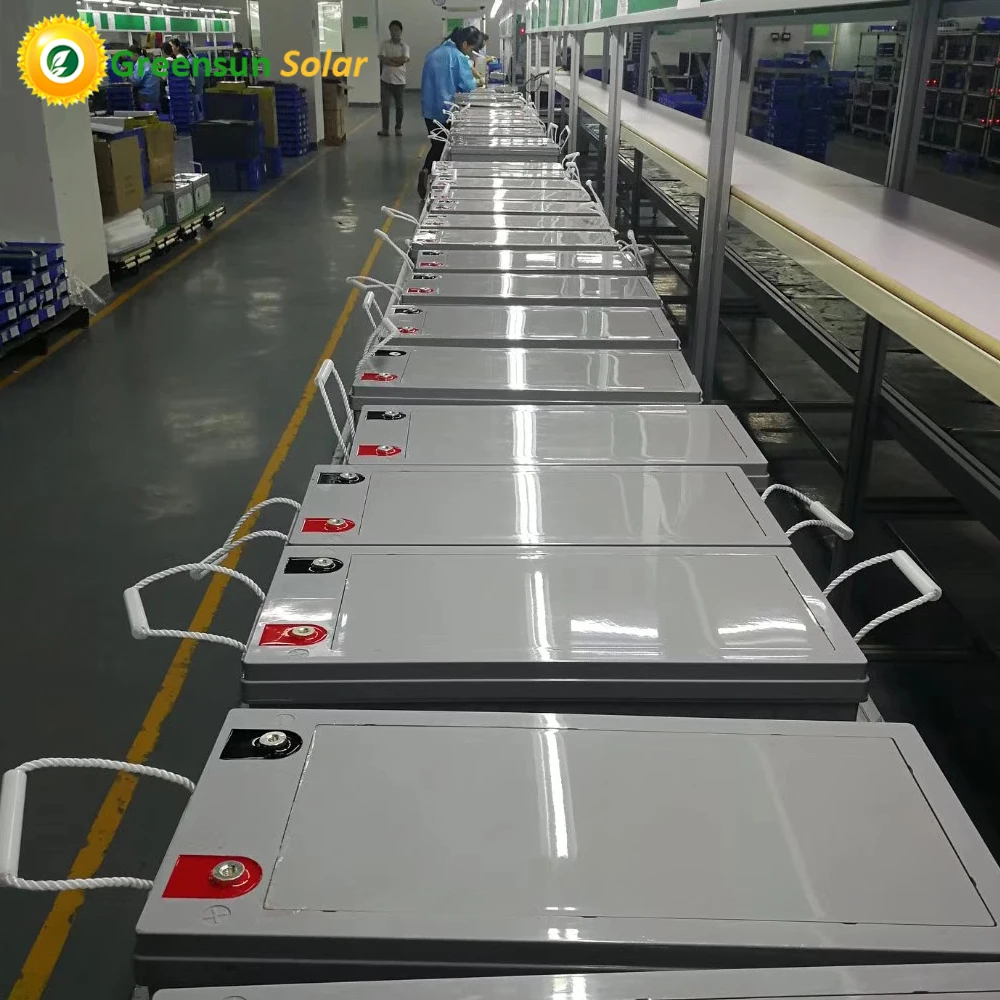 Greensun sealed maintenance free solar gel battery 12v 250ah deep cycle battery