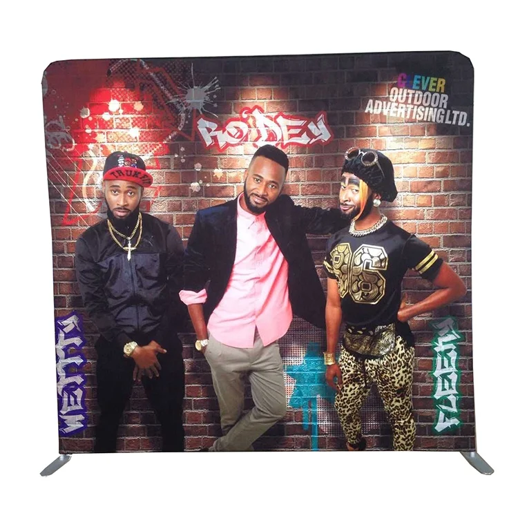 Легко установить складные стены натяжения ткань фон стенд баннер здания