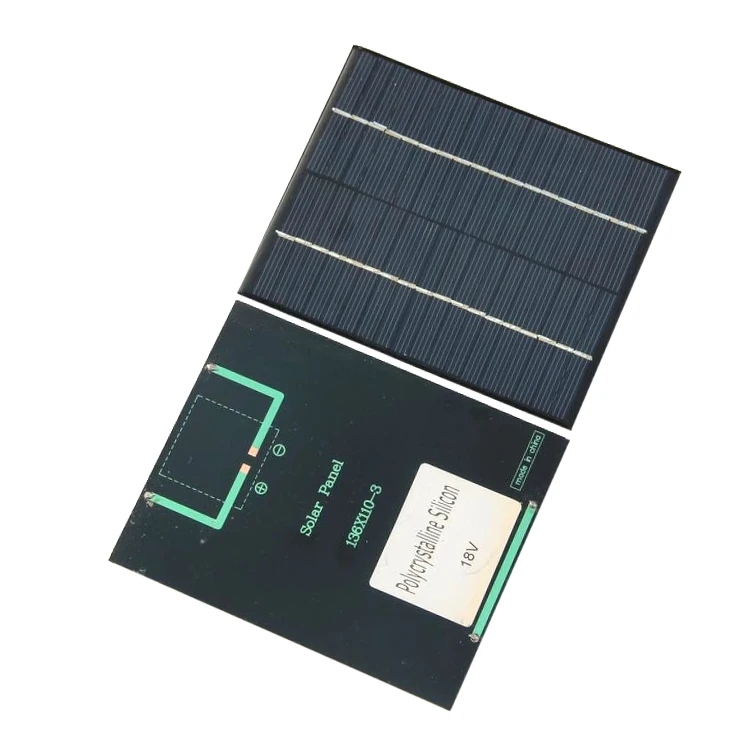 2W 18V solar panel cell 136*110MM accept customized